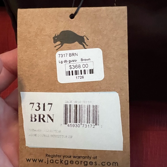 Jack Georges Voyager handmade laptop bag/briefcase - Picture 7 of 7